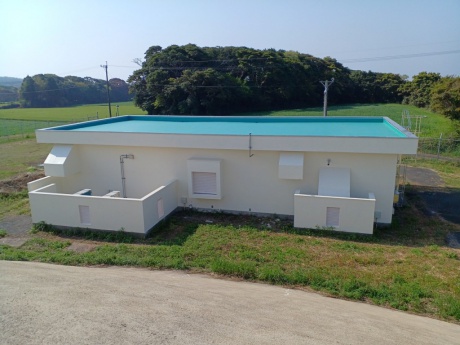 福江空港VOR・DME局舎改修工事 – 塗装工事・防水工事